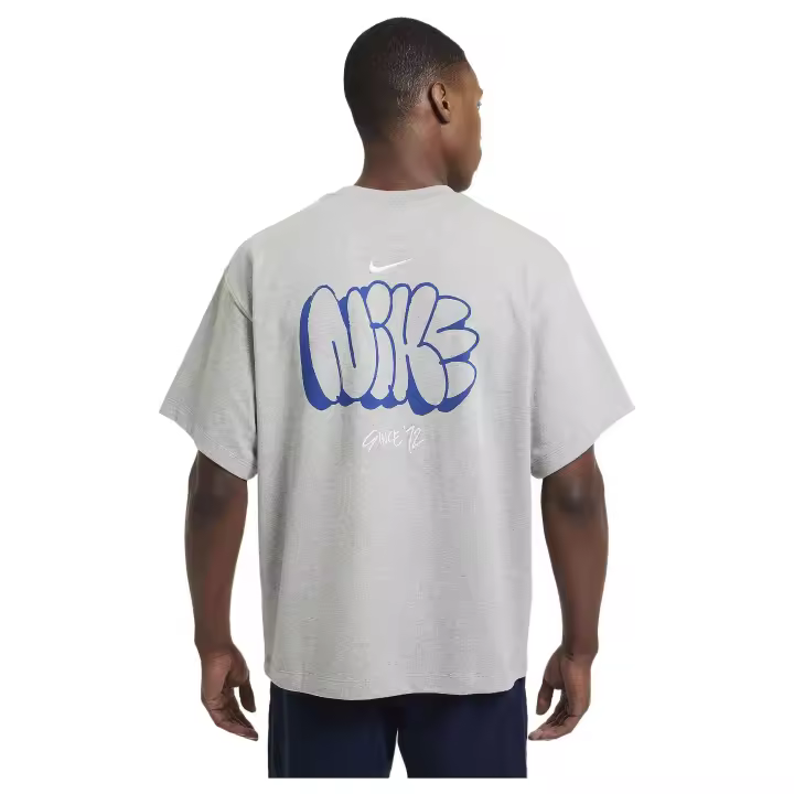Camiseta de Manga Corta Nike Solo Swoosh para hombre en color blanco - 1