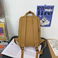 Mochila De Lona Retro Para Hombres Y Mujeres Estudiante Viaje Viaje De Negocios Mochila De Computadora Estilo Vintage Unisex - details 3