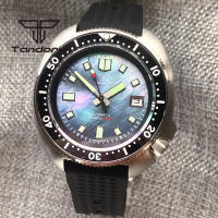 Reloj Automático Para Hombre Tandorio MOP Dial NH35 Date 20BAR 44mm Esfera De Zafiro Bisel De 120 Clicks Luminiscencia Resistente Al Agua 20Bar - details 7