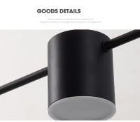 Lámpara Colgante Minimalista Moderna En Acero Para Bar, Comedor, Mesa Iluminación De Alta Potencia Dimmable Certificación CCC - details 9