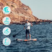 FunWater Tabla Paddle Surf Hinchable con Accesorios Premium con Funda Impermeable para teléfono móvil Remo Doble Uso | PadelSurf Stand Up Paddle Gran Estabilidad y Resistencia | Paddle Board - details 3