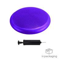 Ociodual Cojín Hinchable Violeta Disco con Bomba Goma para Fitness Yoga Pilates Coordinación Rehabilitación Equilibrio - details 8