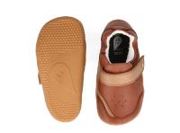 Bobux Xplorer Ripple Mocca + Caramel - Zapatos de piel para niños con tira autoadherente y elástico - details 0