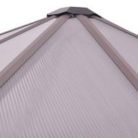 vidaXL Invernadero de aluminio 240x211x232 cm - details 3