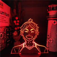 Lámpara De Noche LED 3D Haikyuu Shoyo Hinata Tobio Kageyama Yu Nishinoya Kei Tsukishima Anime Figura De Luces Para Decoración Del Dormitorio - details 9
