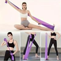 Banda De Resistencia Para Yoga Y Pilates Longitud Para Entrenamiento Y Estiramiento Elasticidad Para La Fortalecimiento Del Fitness Y Terapia Física Uso Doméstico - details 3