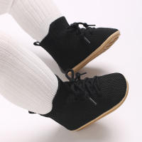 Zapatos De Bebé Recién Nacido Con Cordones Transpirables Primavera Otoño Antideslizantes Suela De Goma Casual Para Niñas Talla True - details 15