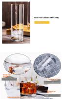Vaso De Vidrio Transparente Para Café Espresso 130-300ml Vaso De Leche Para Desayuno Vaso De Whiskey Vaso De Bebida Fría Y Jugo Sin Manos - details 7