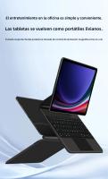 Teclado Mágico HUWEI Para Tableta Samsung Galaxy Tab S9 FE plus S7 FE S8 12.4'' Funda Inteligente Con Teclado Portugués Español Coreano Compatible Con Modelos S7 S8 S9 - details 2