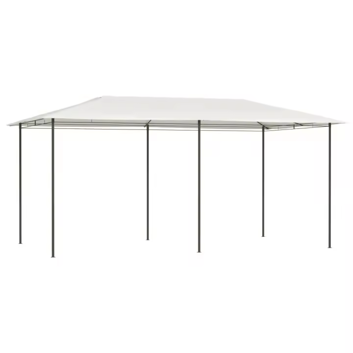 vidaXL Cenador crema 2,98x5,3x2,59 m 160 g/m² - 1