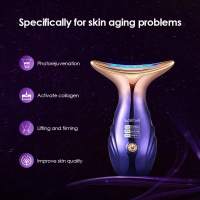 Dispositivo De Masaje Terapia De Luz LED Para Belleza Facial Cuello Y Corporal Herramienta De Cuidado De La Piel Operado Por Batería Regalo Perfecto - details 2
