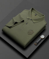 Camisa Polo De Verano Para Hombres Diseño De Moda Bordado Algodón De Seda Transpirable Casual Negocios Manga Corta - details 11