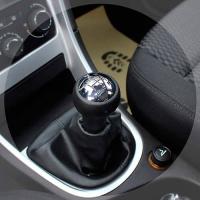 Banner - Pomo de 5 cambios marcha coche con perilla Gris