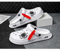 Sandalias Transpirables Para Hombre Y Mujer Pantuflas De Hogar Moda Exterior Zapatillas De Jardín Pareja Zapatos De Agua Negro Blanco - details 21