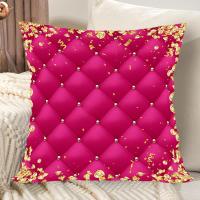 Funda De Cojín Suave De 45cm a Cuadros Decorativa Sin Relleno Para Decoración De Habitaciones Y Salones En Casa - details 3