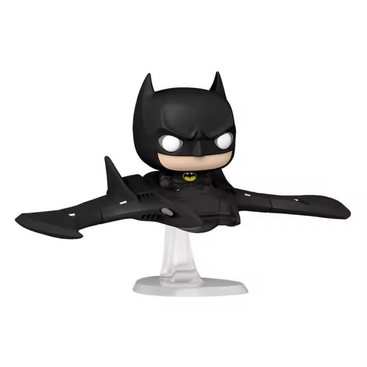 Funko The Flash Pop! Rides Super Deluxe Vinilo Figura Batman en Batwing 13 Cm con Minifigura - 1