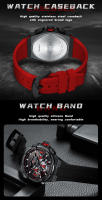 Reloj De Pulsera Deportivo Para Hombre MINI FOCUS De Lujo Con Correa De Silicona Resistente Al Agua Y Cronógrafo Movimiento De Cuarzo - details 5