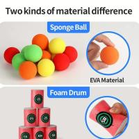 Juguete De Tiro Simulación De Juego De Mesa Para Niños Y Niñas Pistola De Bola Suave Juguete Interactivo Para Padres Y Hijos - details 4