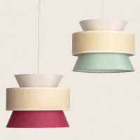 Ledkia Lámpara Colgante Tela Chulu - Diseño Elegante y Acabados de Calidad para Iluminación Versátil en Interiores - details 5