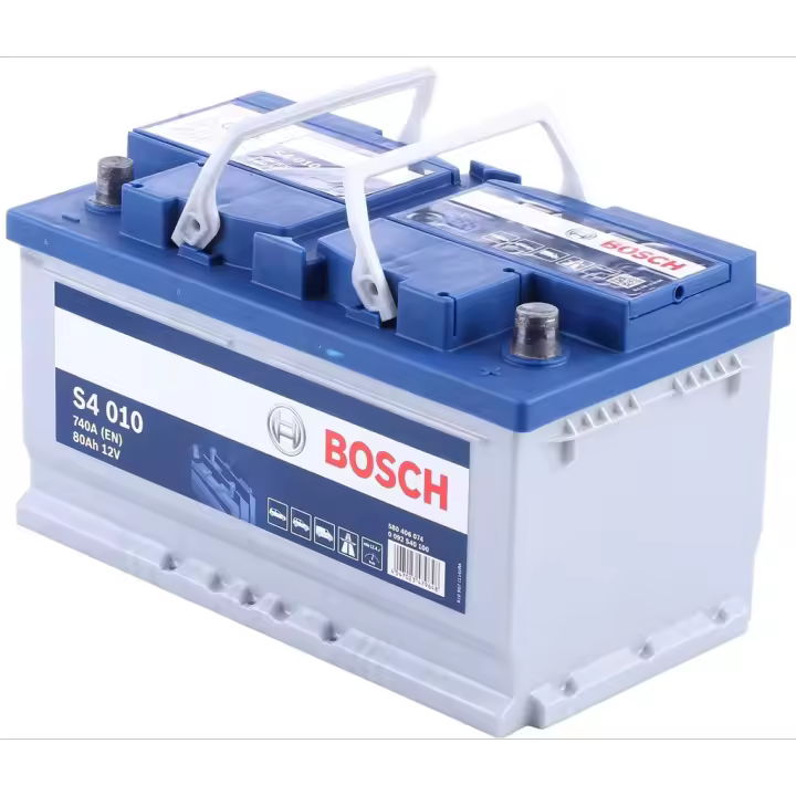Batería coche Bosch S4010 S4 – 12V 80Ah/740A – Capacidad elevada para turismos exigentes - 1