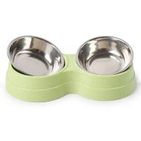 Tazas De Alimentos Y Agua Para Mascotas Doble Acero Inoxidable Alimento Y Agua Para Perros Gatos Pupusas Accesorios Pequeños Para Perros - details 12