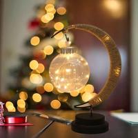 Lámpara de noche inteligente Lámpara de Luna LED Alimentación por USB Lámpara de Luna conmemorativa - details 1