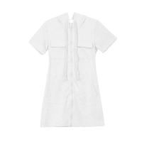 Vestido Mujer Casual De Algodón Con Capucha Cierre Frontal a La Cremallera Cinturón Y Bolsillos Manga Corta Mini Vestido Estilo Deportivo Ajustado Bodycon - details 30