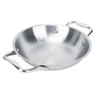 Sartén de acero inoxidable con forma de arco y mango para cocina, restaurante y hogar - details 3