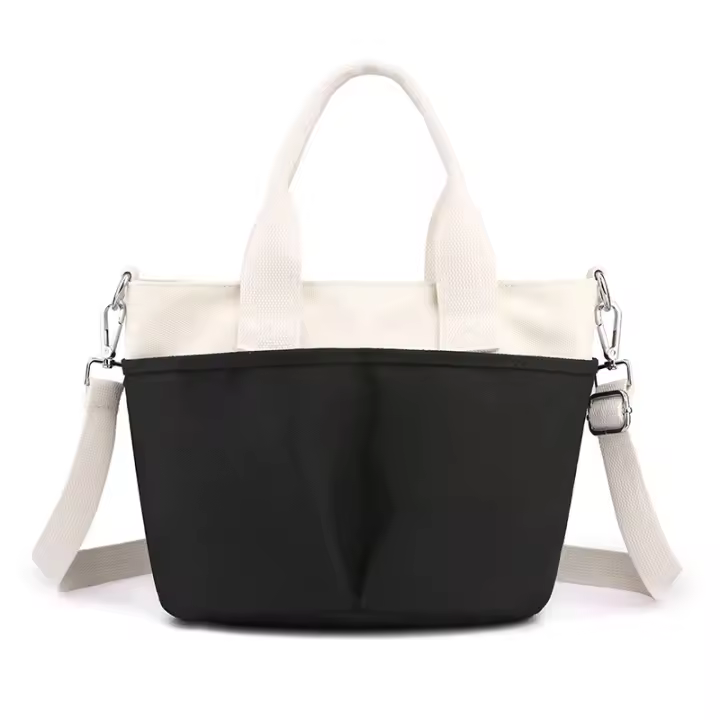 SSITO Bolso Bandolera Lona para Mujer de Media Capacidad Bolso de Mano Bolso de Ocio Bolso Shopper Multifuncional de Moda - 1