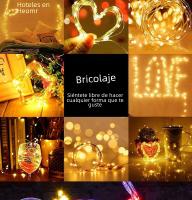 Luz De Cadena Solar Para Exterior Iluminación Festiva 8 Modos Impermeable Lámparas De Hadas Decoración De Boda Jardín Navidad Garland - details 2