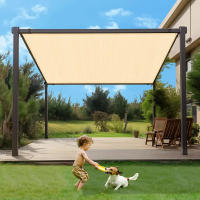 PORCHEDDU Sombra Premium, Canvas protectora UV duradera with ojales y Bordes reforzados, Pantalla DE PRIVACIDAD Perfecta para patios al Aire Libre, Jardines, pérgolas y Toldos, 1 Unidad - details 3