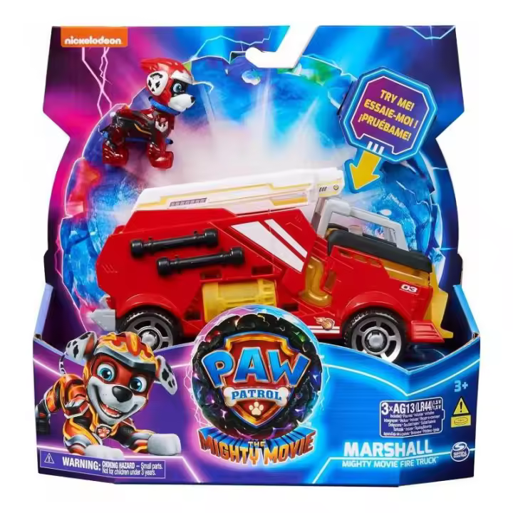 MARSHALL VEHICULO MIGHTY MOVIE PAW PATROL DE SPIN MASTER - 1