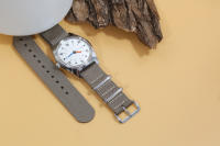 Reloj Mecánico De Mano 7120 Para Hombres 36mm Retro Business Tiempo Clásico Sencillo Para Parejas Material De Correa De Cuero Resistente Al Agua Profundidad 3Bar - details 7