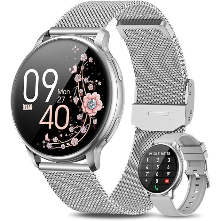 Reloj Inteligente BT HD para Mujeres 2,39 pulgadas Pantalla Complete Táctil Amoled Personalizable Impermeable IP67 with Pantalla de Llamada Smartr - 1