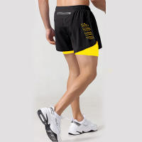 Shorts De Correr Para Hombre 2 En 1 Secado Rápido Entrenamiento De Gimnasio Fitness Running Pantalones De Verano Shorts Deportivos - details 1
