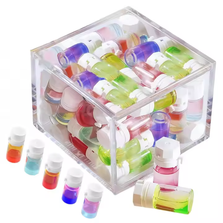 Perfume y aceite capilar 2 en 1 (40 unidades), mini aceite perfumado portátil, elixir capilar de aguacate, mini aceite perfumado para cabello, perfume capilar para mujeres, para uso diario y viajes (10 aromas) - 1