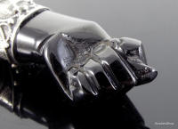 Colgante Figa de Azabache y Filigrana de Plata 925 - Protección y Talismán - details 2