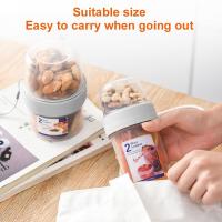 Juego De Botellas De Almacenamiento Multifuncional De Doble Capa Contenedor De Alimentos Plástico Caja De Conservación Fresh-keeping Taza De Almuerzo - details 2