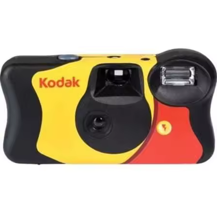Cámara Desechable Kodak FunSaver 27/ 27 Exposiciones/ Amarilla y Roja - 1