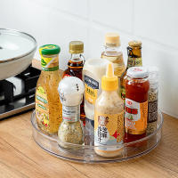 Organizador De Giradiscos Multifuncional Transparente Ecológico Para Cocina Repostería Condimentos Organizador De Maquillaje Rotativo De Plástico - details 2
