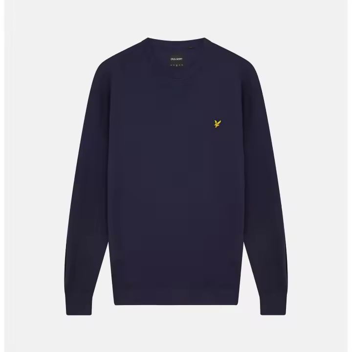 Lyle & Scott Men's Crew Neck Sweatshirt Navy - 1