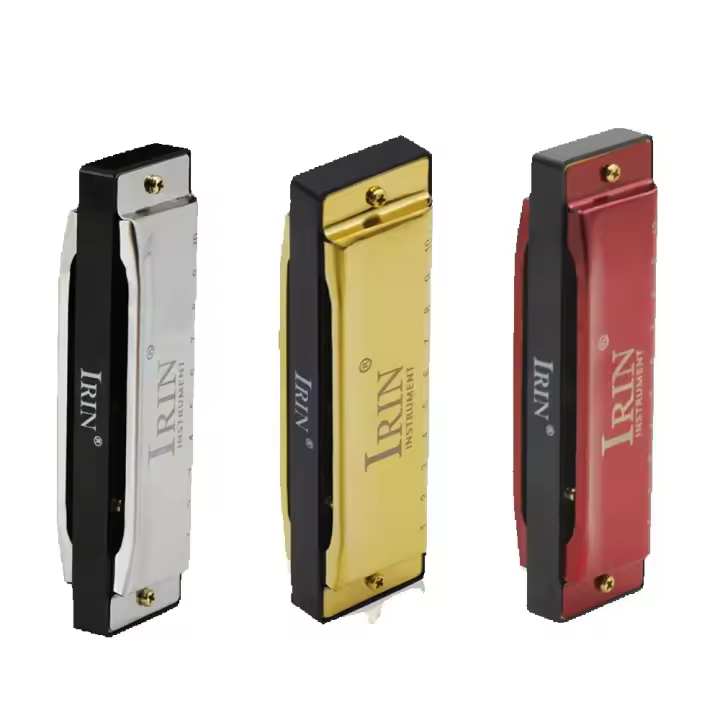 Harmonica IRIN Con 10 Agujeros Y 20 Tonos En Colorido Instrumento De Viento Adecuado Para Principiantes Y Profesionales Ideal Para Enseñanza Y Juego - 1