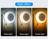 Lámpara De Pared LED Redonda Con Sensor De Atardecer a Medianoche Para Iluminación Nocturna Interior En Dormitorio Baño Cocina Escaleras Pasillo Conectividad EU/US - details 3