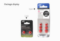 KZ 3Pares (6pcs) De Almohadillas De Memoria De Espuma Aislantes De Ruido Para Auriculares Intraauriculares Compatible Con KZ ZSX EDXPro PR3 - details 8