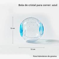 Bola De Rodar Para Hamster Juguete De Cristal Transpirable Y Sin Atrancar Para Divertirse En Casa - details 10