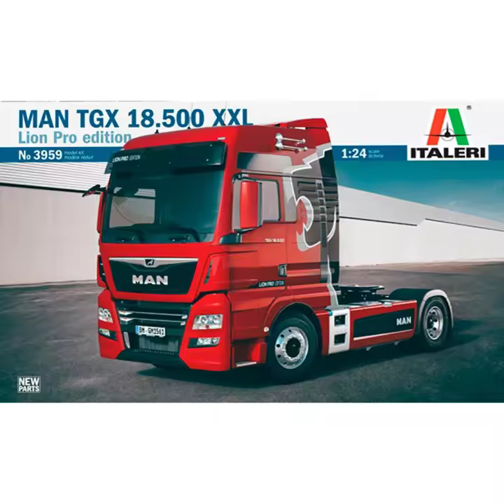ITALERI - MAN TGX 18.500 XXL - LION PRO EDITION - ESCALA 1/24 - ITALERI 3959 - MAQUETA PARA MONTAR - 1