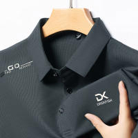 Camisa Polo Casual Para Hombre Con Insignia De Color Sólido Transpirable Y Cómoda Versátil Para Negocios Estilo Moderno - details 4