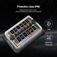 Caja De Fusibles De 16 Caminos 100A 32V Para Coche Barco Camper RV Con Cubierta Plástica Para Tablero De Alimentación Accesorio De Automóvil - details 9