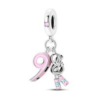 Nuevo Broche De Cámara De Vlog Princesa 925 Plata Con Encantos De Cabello Piedras Preciosas Zirconia Para Pulseras Originales Pandora Joyería DIY Regalo De Cumpleaños - details 12