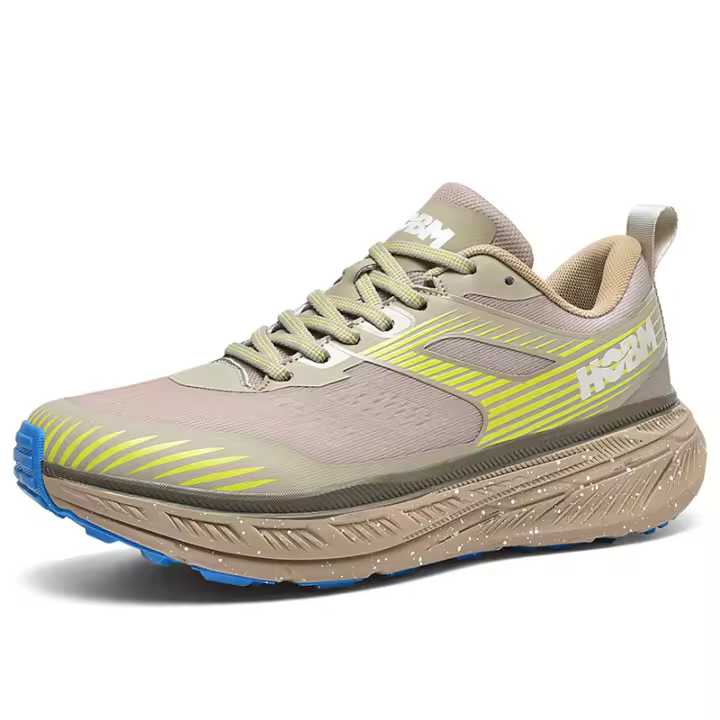 Zapatos De Correr Marathon Para Hombre 2024 Antideslizantes Absorbentes De Choque Y Resistentes Al Desgaste Con Suela Gruesa Y Comodidad Para El Verano - 1